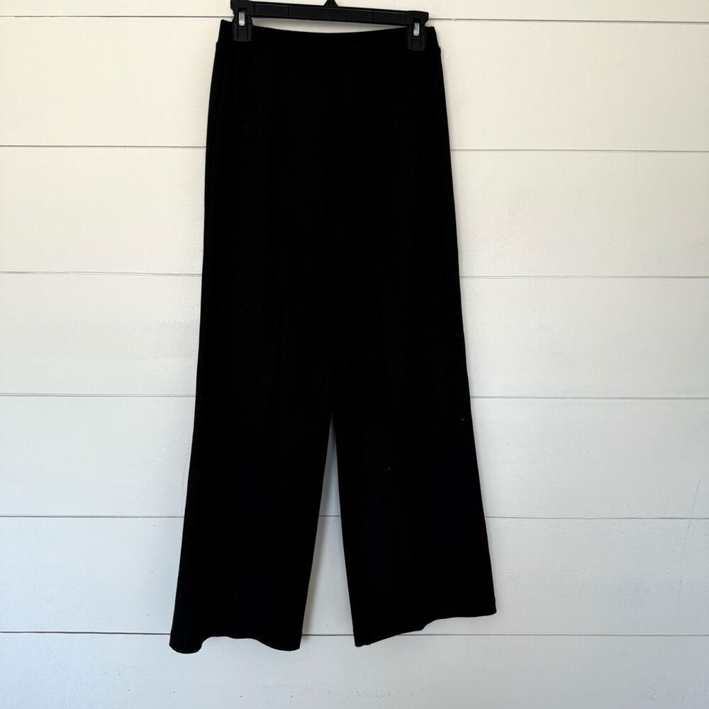 Ilona Pelli Women’s Small Black Wide Leg LagenLook Minimalist Pants